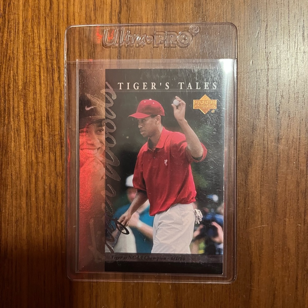 Tiger Woods College Card